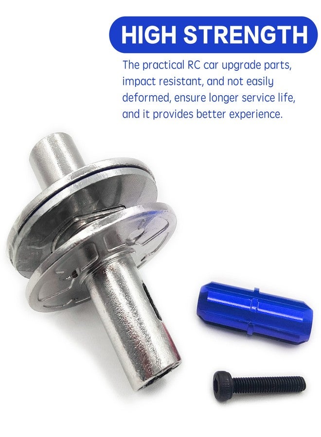 Raflot VICRAZZE RC Slipper Set Metal Slipper Plate & Hub Slipper Shaft Set for 1/10 Arrma Granite Senton Big Rock Kraton Vorteks Outcast 1/8 Typhon Upgrade Replace Arrma ARA310946(Blue) - Image 4